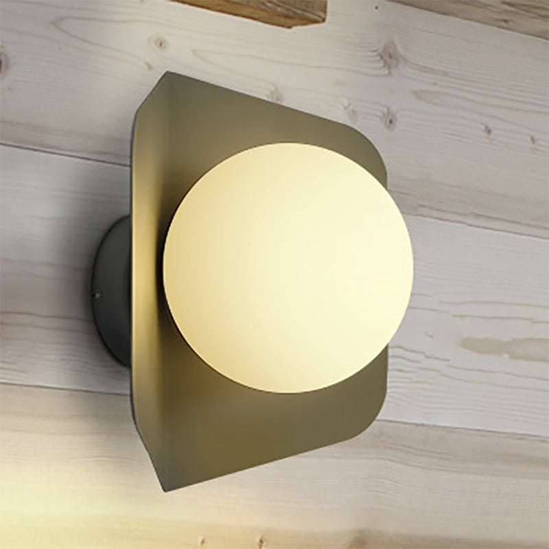 Vivolux | 1 Licht Orb Shade Wandleuchte Kinder Metall Glas Wandleuchte mit Candy Farbe für Kinderzimmer