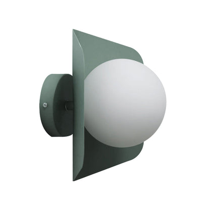 Vivolux | 1 Licht Orb Shade Wandleuchte Kinder Metall Glas Wandleuchte mit Candy Farbe für Kinderzimmer