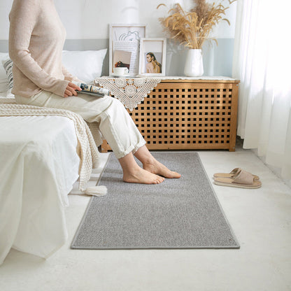 Vivolux | Rustic Effen Kleuren Tapijt Multi-Kleur Jute Binnen Tapijt Antislip Achterkant Huisdiervriendelijk Eenvoudig Onderhouds Gebied Tapijt voor Slaapkamer