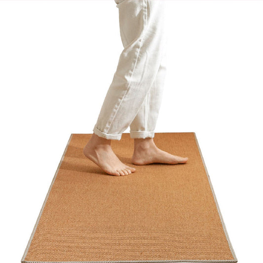 Vivolux | Rustic Effen Kleuren Tapijt Multi-Kleur Jute Binnen Tapijt Antislip Achterkant Huisdiervriendelijk Eenvoudig Onderhouds Gebied Tapijt voor Slaapkamer