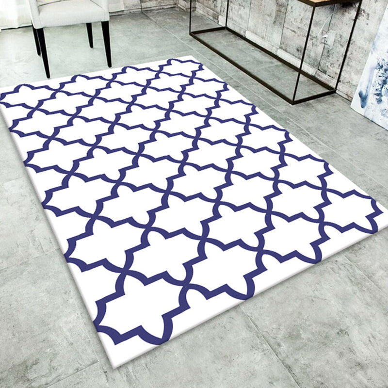 Vivolux | Eenvoudig Woonkamer Tapijt Meerdere Kleur Geometrische Print Binnen Tapijt Antislip Ondergrond Huisdiervriendelijk Gebied Tapijt