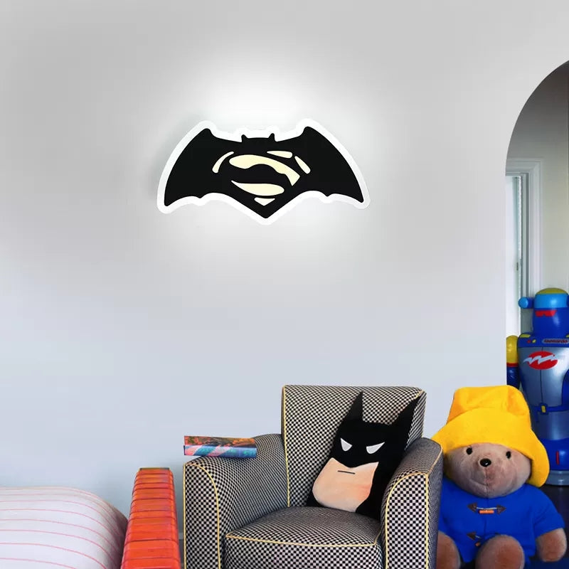 Vivolux | Slim Panel Wandlamp Cartoon Acryl Wandlicht mit süßem Muster für Kinderzimmer