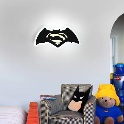 Vivolux | Slim Panel Wandlamp Cartoon Acryl Wandlicht mit süßem Muster für Kinderzimmer