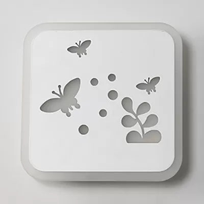 Vivolux | Slim Panel Wandlamp Cartoon Acryl Wandlicht mit süßem Muster für Kinderzimmer