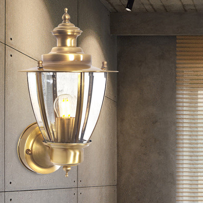 Vivolux | Traditionele Kegel Wandlamp Helder/Geweven Wit Glas 1 Lamp Wandgemonteerde Verlichtingsarmatuur voor Trap