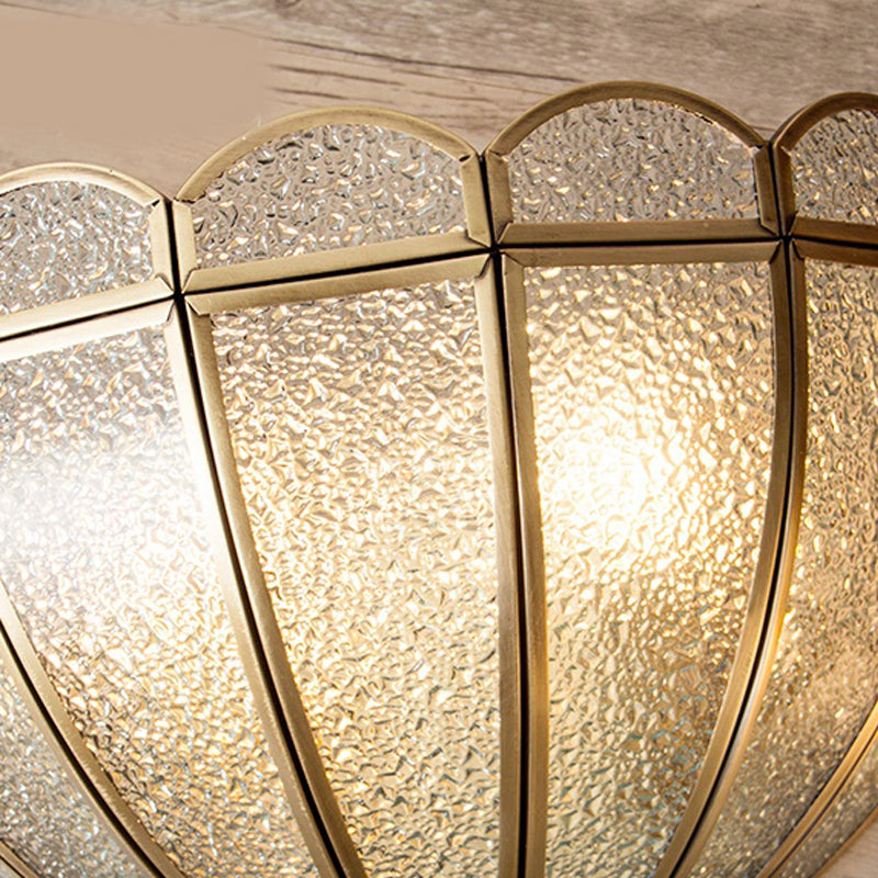 Vivolux | Hemisphere Wandleuchte Traditionell Strukturiertes Weiß/Cream Glas 2 Glühbirnen Wandmontierte Lampe für Schlafzimmer