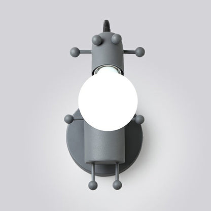 Vivolux | Flexibele Giraffe Kinder Bedzijde Wandlamp Metaal 1 Peertje Cartoon Lees Wandlamp met Kaal Peertje Ontwerp