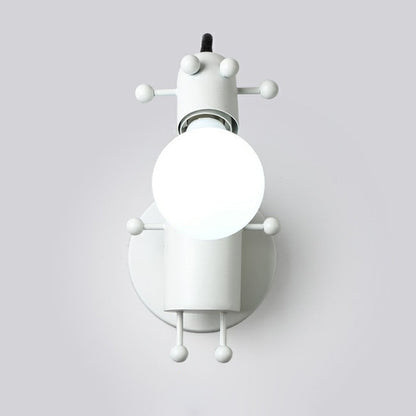 Vivolux | Flexibele Giraffe Kinder Bedzijde Wandlamp Metaal 1 Peertje Cartoon Lees Wandlamp met Kaal Peertje Ontwerp