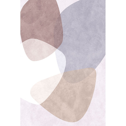 Vivolux | Einfache Farbkombination Teppich Mehrfarbig Synthetik Teppich Rutschfeste Unterlage Pflegeleicht Haustierfreundlicher Innenraumteppich für Zuhause