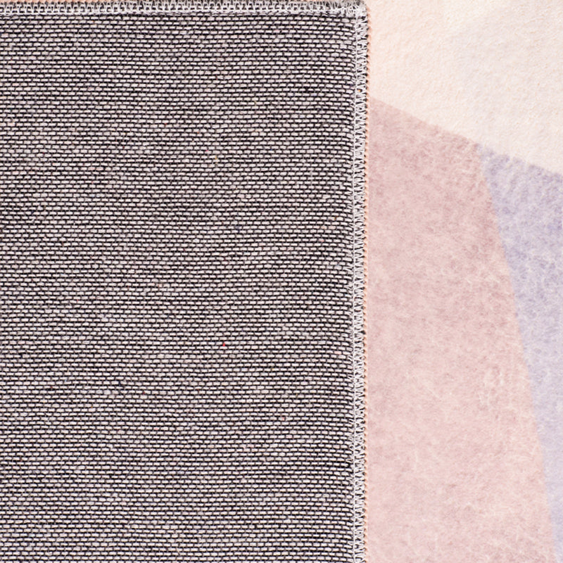 Vivolux | Einfache Farbkombination Teppich Mehrfarbig Synthetik Teppich Rutschfeste Unterlage Pflegeleicht Haustierfreundlicher Innenraumteppich für Zuhause