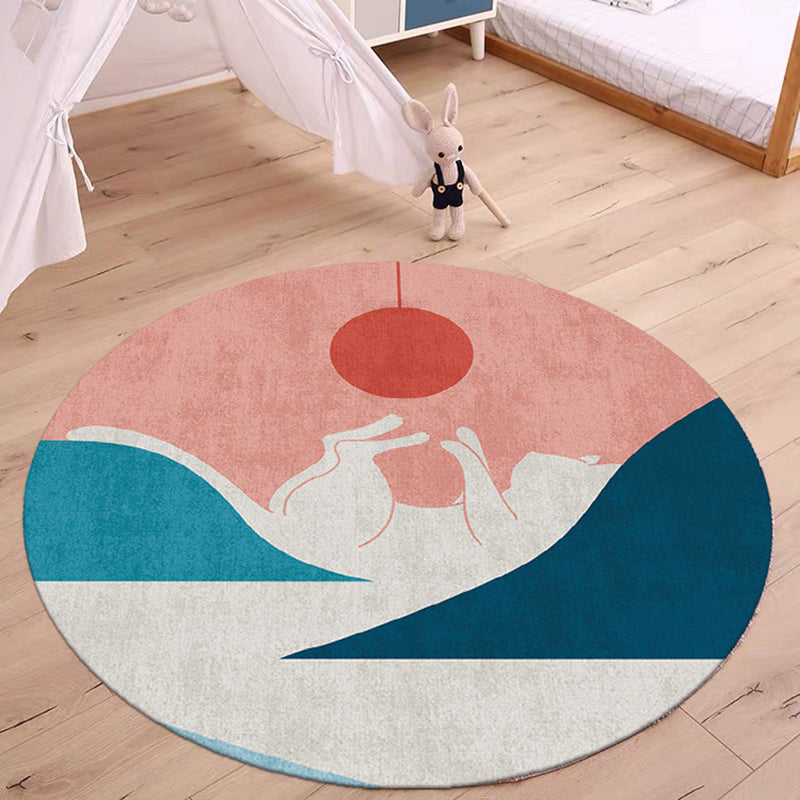 Vivolux | Ontspannend Slaapkamer Tapijt Multikleur Kleurblok Gebied Vloerkleed Polypropeen Antislip Wasbaar Binnen Tapijt