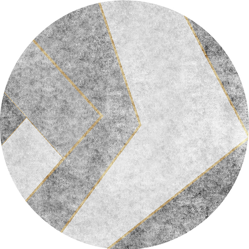 Vivolux | Comfort Colorblock Tapijt Multi-Kleurig Polyester Binnen Tapijt Antislip Achterkant Machinewasbaar Gebiedskleed voor Slaapkamer