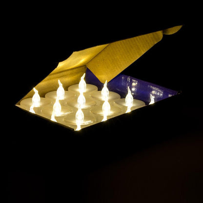 Vivolux | 24-teilig: Warmweiß Teelichter Timer Flameless Rauchfrei Kerzen