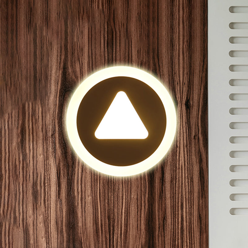 Vivolux | Dunne Paneel Wandlamp Schone Acryl Wandlamp in Wit voor Kleuterschool Baby Slaapkamer