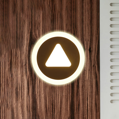 Vivolux | Dunne Paneel Wandlamp Schone Acryl Wandlamp in Wit voor Kleuterschool Baby Slaapkamer