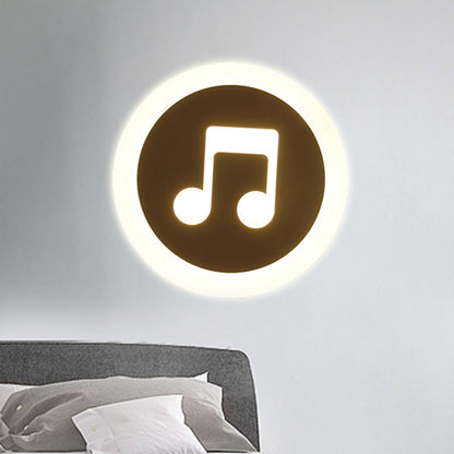 Vivolux | Dunne Paneel Wandlamp Schone Acryl Wandlamp in Wit voor Kleuterschool Baby Slaapkamer