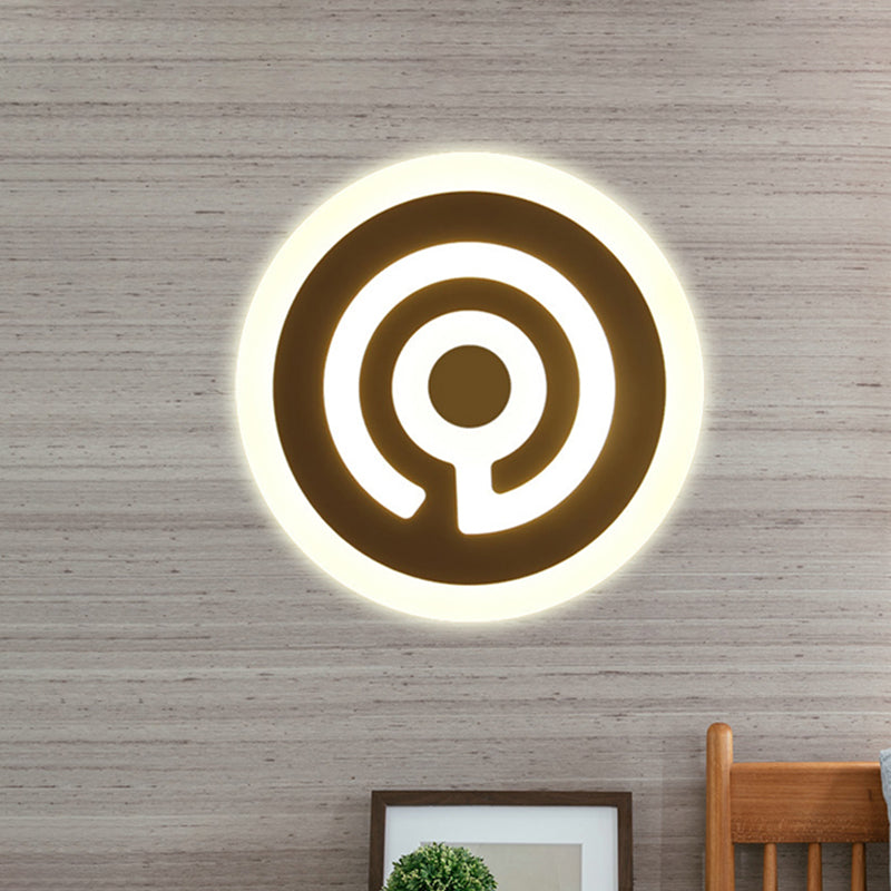 Vivolux | Dunne Paneel Wandlamp Schone Acryl Wandlamp in Wit voor Kleuterschool Baby Slaapkamer