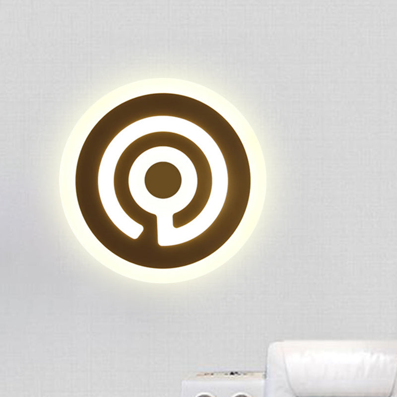 Vivolux | Dunne Paneel Wandlamp Schone Acryl Wandlamp in Wit voor Kleuterschool Baby Slaapkamer