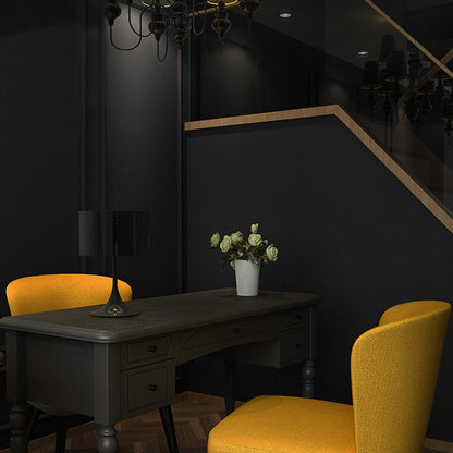 Vivolux | Eenvoud Wallpaper Rolle Effen Farbe Muster Ungestückte Wandverkleidung in Dunkler Farbe