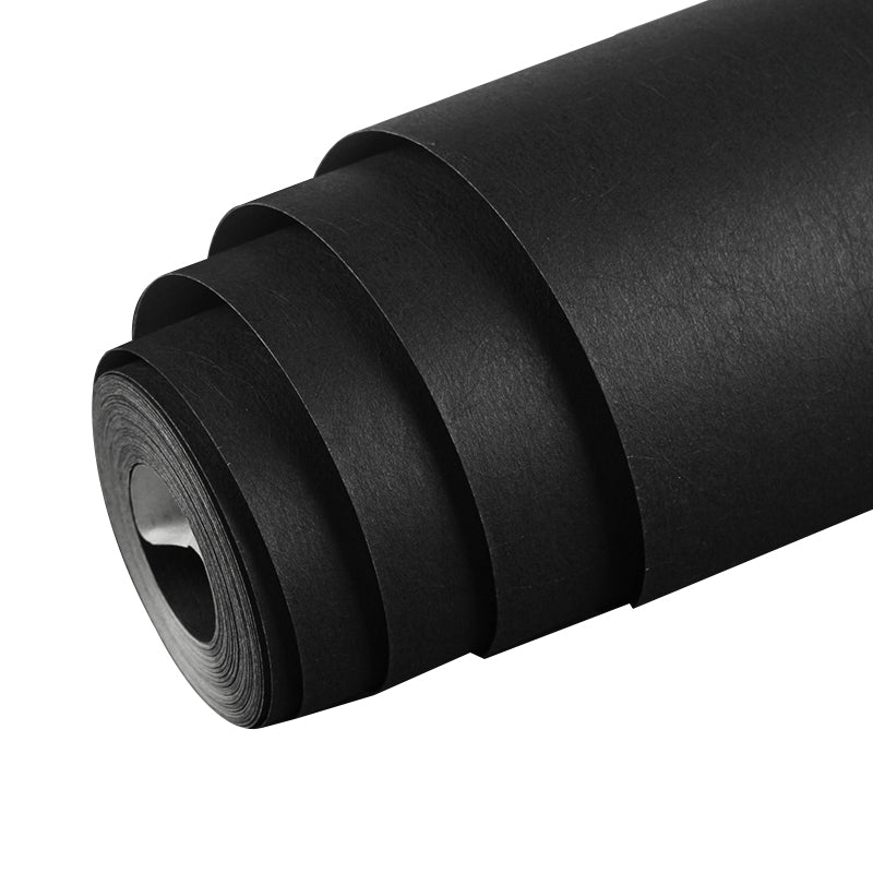 Vivolux | Eenvoud Wallpaper Rolle Effen Farbe Muster Ungestückte Wandverkleidung in Dunkler Farbe