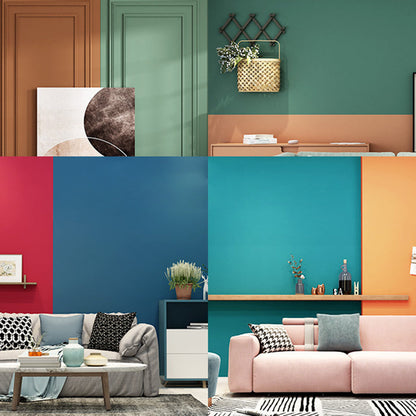 Vivolux | Effen Kleur Patroon Behang Rol Ongepast Modern Woonkamer Wandkunst, 19,4-vierkante voet