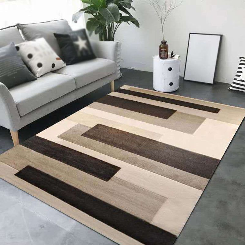 Vivolux | Nordic Wohnzimmerteppich Bunt Geometrisch Bedruckter Indoor-Teppich Rutschfeste Rückseite Haustierfreundlicher Teppich