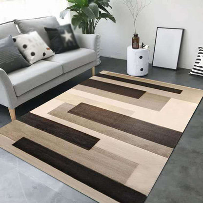 Vivolux | Nordic Wohnzimmerteppich Bunt Geometrisch Bedruckter Indoor-Teppich Rutschfeste Rückseite Haustierfreundlicher Teppich