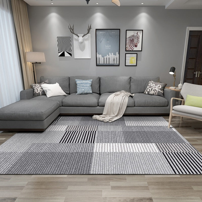 Vivolux | Multicolourige Relaxmat Polypropyleen Geo Gedrukt Binnenkleed Antislip Ondergrond Vlekbestendige Gebiedskleed voor Woonkamer