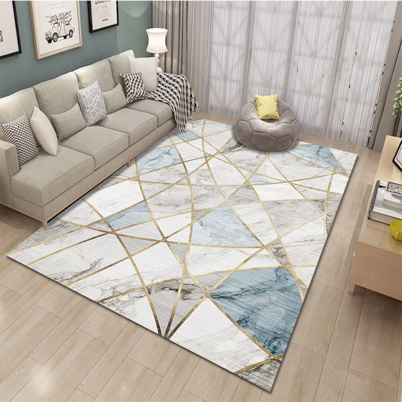 Vivolux | Ontspannend Woonkamer Tapijt Multi Color Geometrisch Patroon Gebied Tapijt Polypropyleen Antislip Achterkant Wasbaar Gebied Tapijt