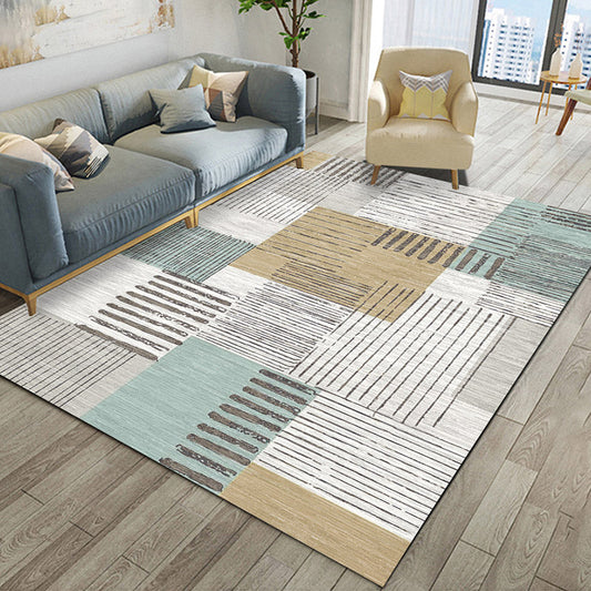 Vivolux | Ontspannend Woonkamer Tapijt Multi Color Geometrisch Patroon Gebied Tapijt Polypropyleen Antislip Achterkant Wasbaar Gebied Tapijt