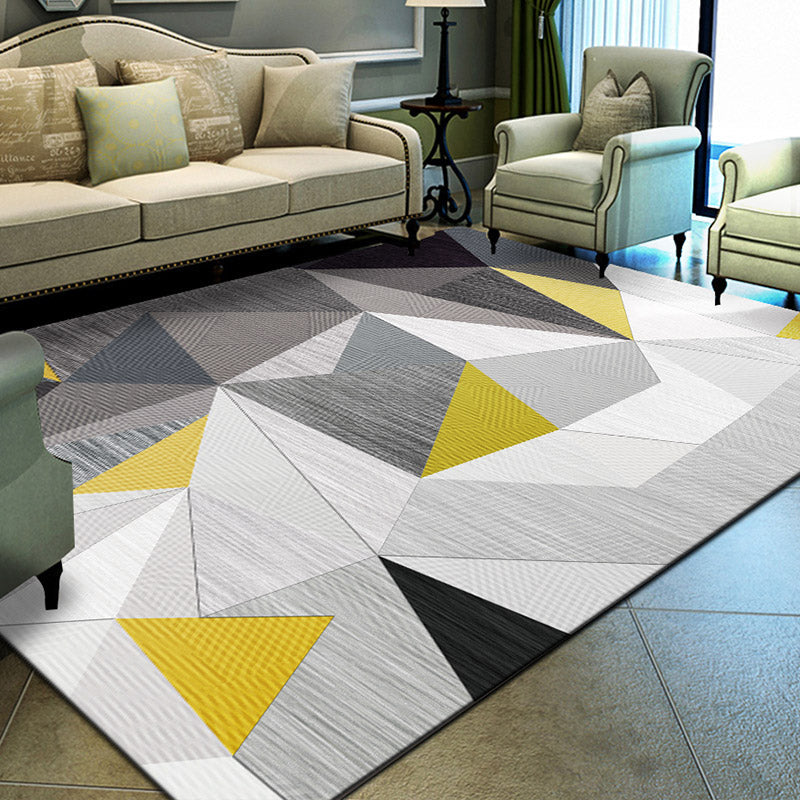 Vivolux | Ontspannend Woonkamer Tapijt Multi Color Geometrisch Patroon Gebied Tapijt Polypropyleen Antislip Achterkant Wasbaar Gebied Tapijt