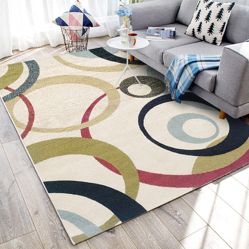 Vivolux | Ontspannend Woonkamer Tapijt Multi Color Geometrisch Patroon Gebied Tapijt Polypropyleen Antislip Achterkant Wasbaar Gebied Tapijt