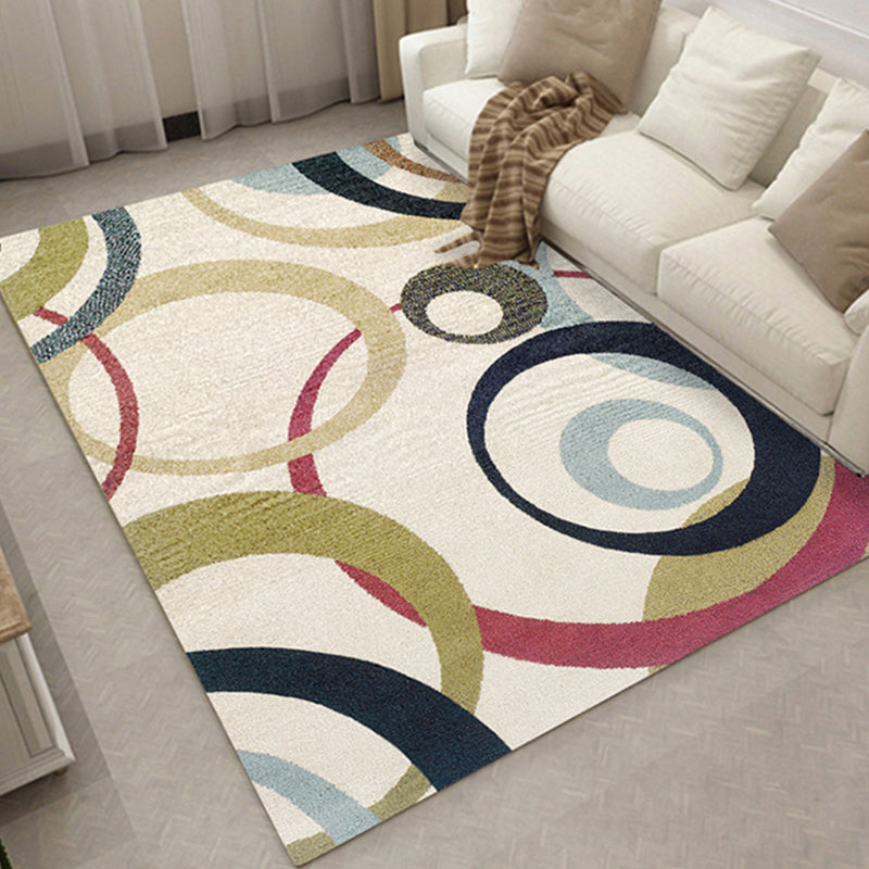 Vivolux | Ontspannend Woonkamer Tapijt Multi Color Geometrisch Patroon Gebied Tapijt Polypropyleen Antislip Achterkant Wasbaar Gebied Tapijt