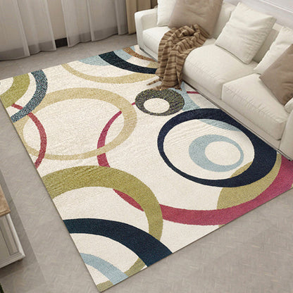 Vivolux | Ontspannend Woonkamer Tapijt Multi Color Geometrisch Patroon Gebied Tapijt Polypropyleen Antislip Achterkant Wasbaar Gebied Tapijt