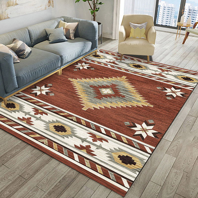 Vivolux | Ontspannend Woonkamer Tapijt Multi Color Geometrisch Patroon Gebied Tapijt Polypropyleen Antislip Achterkant Wasbaar Gebied Tapijt