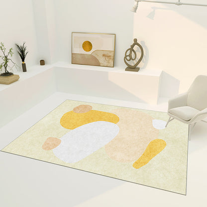 Vivolux | Western Dekoration Teppich Multicolor Farbblock Bereich Teppich Polypropylen Anti-Rutsch haustierfreundlicher Indoor Teppich für das Wohnzimmer