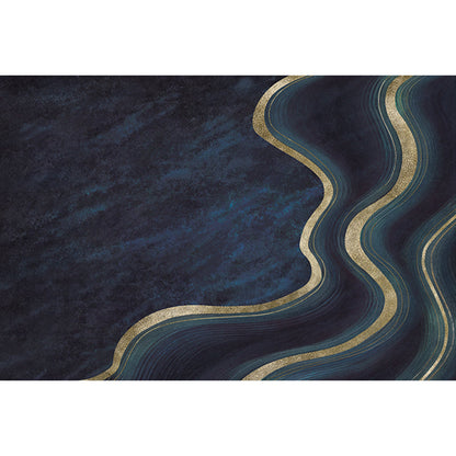 Vivolux | Multicolor moderner Teppich Polypropylen Geo-gedruckter Bereichsteppich mit rutschfester Rückseite fleckenresistenter Indoor-Teppich für das Wohnzimmer