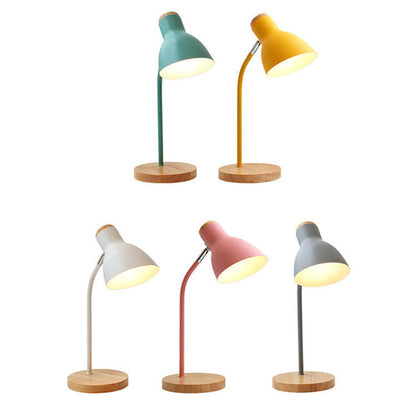 Vivolux | Taschenlampenförmige schwenkbare Tischleuchte Macaron Metall 1-Licht Nachtlampe für Kinderzimmer
