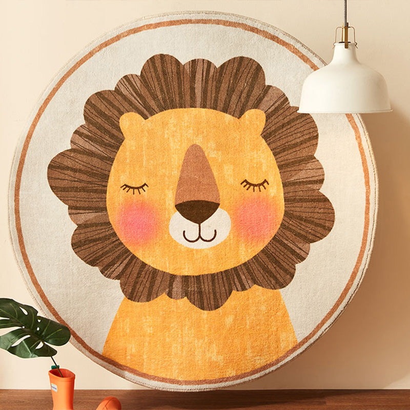 Vivolux | Multicolor Cartoon Muster Teppich Superfaser Lässiger Bereich Teppich Rutschfest Haustierfreundlich Pflegeleicht Innen Teppich für Kinder