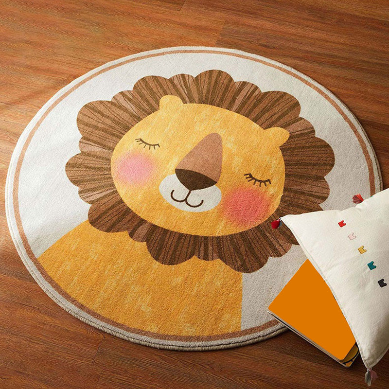 Vivolux | Multicolor Cartoon Muster Teppich Superfaser Lässiger Bereich Teppich Rutschfest Haustierfreundlich Pflegeleicht Innen Teppich für Kinder