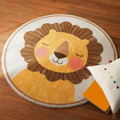 Vivolux | Multicolor Cartoon Muster Teppich Superfaser Lässiger Bereich Teppich Rutschfest Haustierfreundlich Pflegeleicht Innen Teppich für Kinder