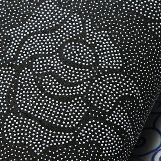 Vivolux | Chinoiserie Floral Gedruckter Teppich Mehrfarbig Polypropylen Innen Teppich Rutschfest Tierfreundlicher Bereichteppich zur Dekoration