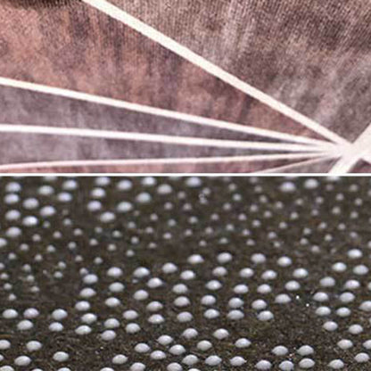 Vivolux | Multicolor Moderner Teppich Polyester Floral Gedruckter Teppich Anti-Rutsch-Rücken Fleckenresistenter Innen Teppich für das Wohnzimmer