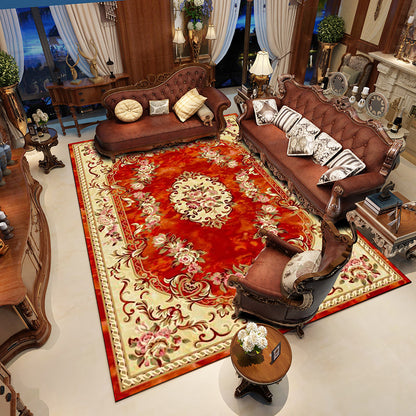 Vivolux | Multicolor novel carpet made of cotton blend with checkered pattern, non-slip, pet-friendly interior carpet for the living room