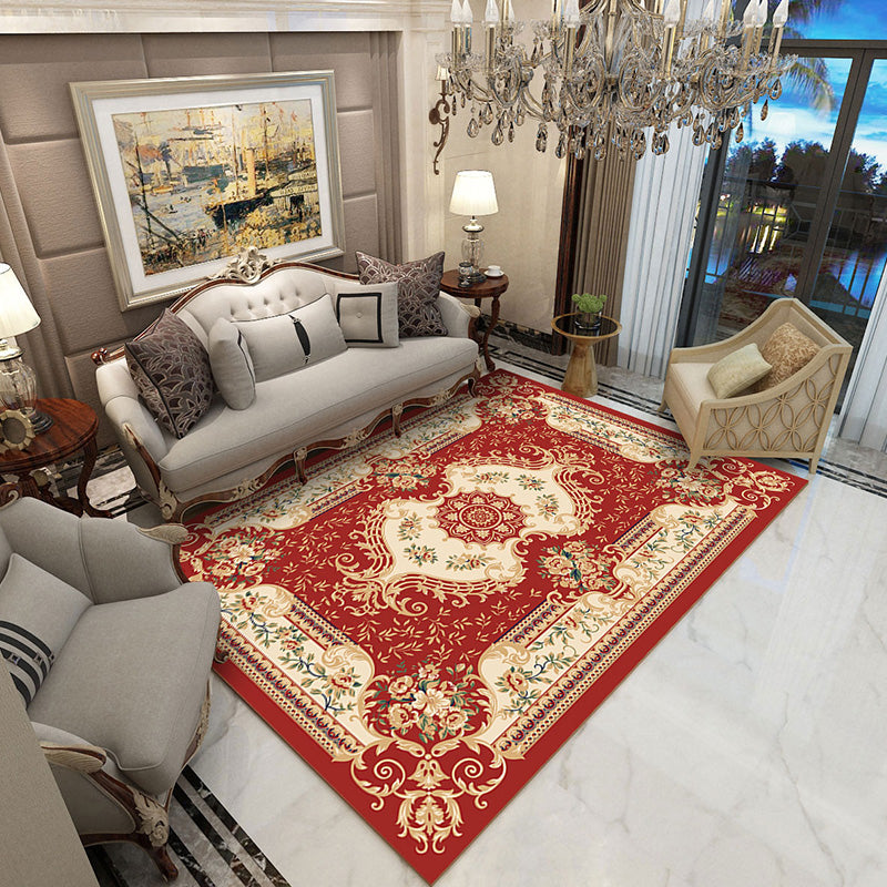 Vivolux | Multicolor novel carpet made of cotton blend with checkered pattern, non-slip, pet-friendly interior carpet for the living room