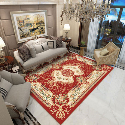 Vivolux | Multicolor novel carpet made of cotton blend with checkered pattern, non-slip, pet-friendly interior carpet for the living room