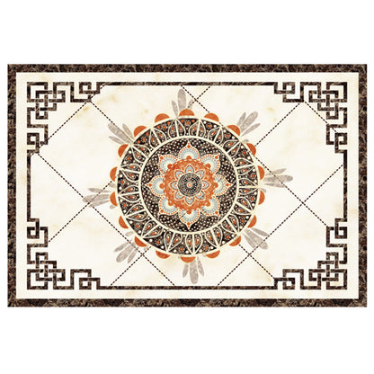 Vivolux | Multicolor novel carpet made of cotton blend with checkered pattern, non-slip, pet-friendly interior carpet for the living room