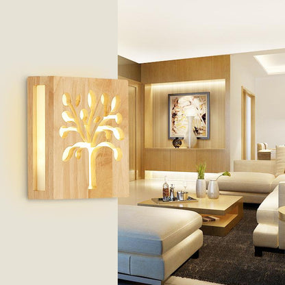 Vivolux | Wandlampe - WoodGlow - Elegante LED - Essenz des Lebens im Freien drinnen