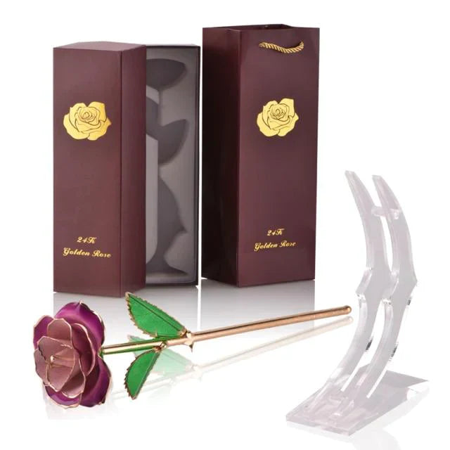 Vivolux | 24k Gold Getauchte Ewige Rose
