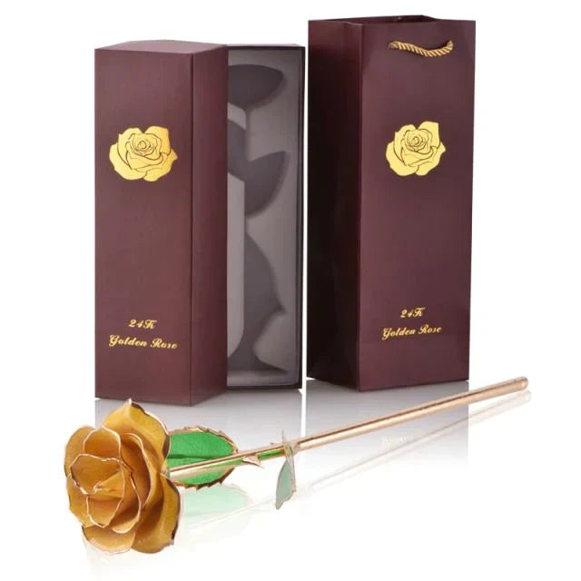 Vivolux | 24k Gold Getauchte Ewige Rose